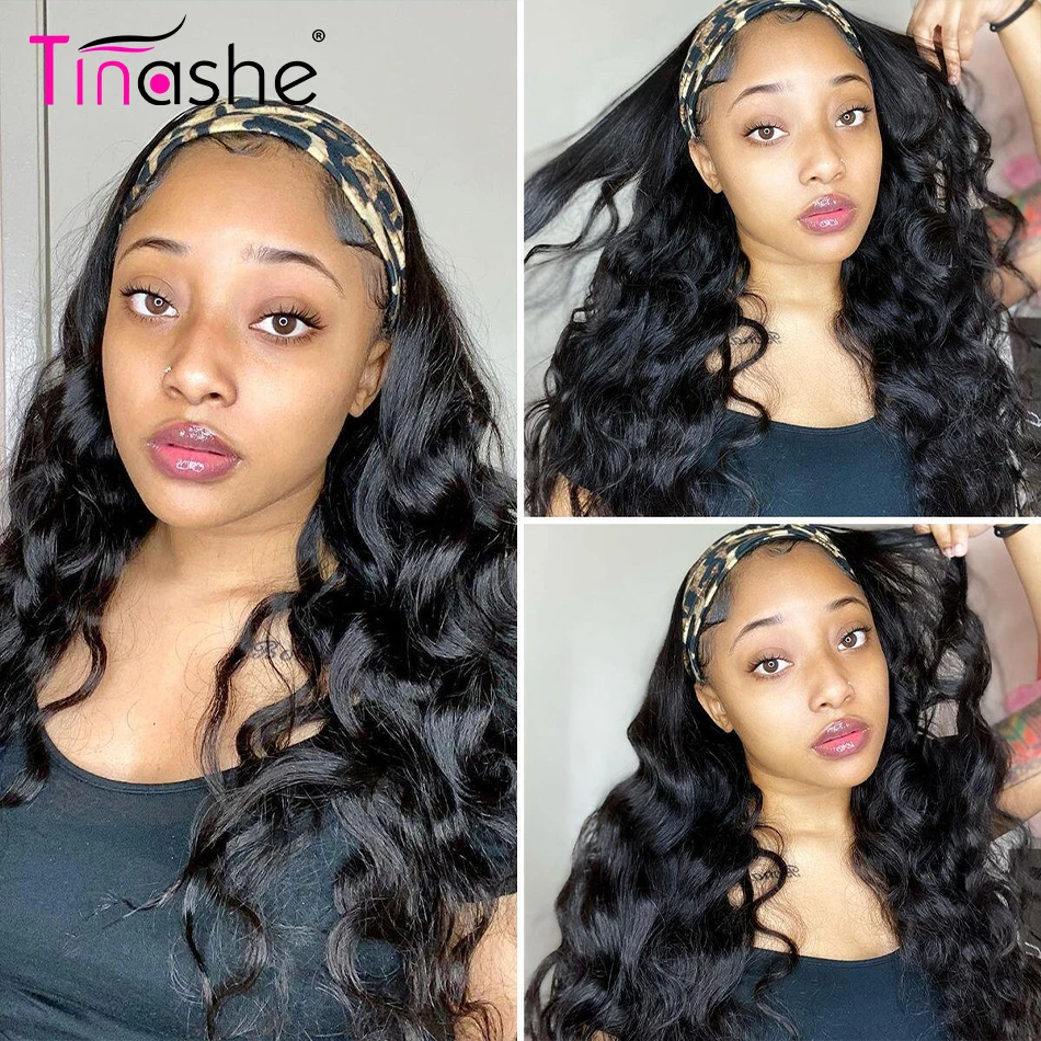 Tinashe Headband Wig Body Wave Lace Front Wig 150 Density Brazilian Chic  Scarf Head Band Wigs For Black Women Human Hair Wigs|Human Hair Lace Wigs|  - AliExpress