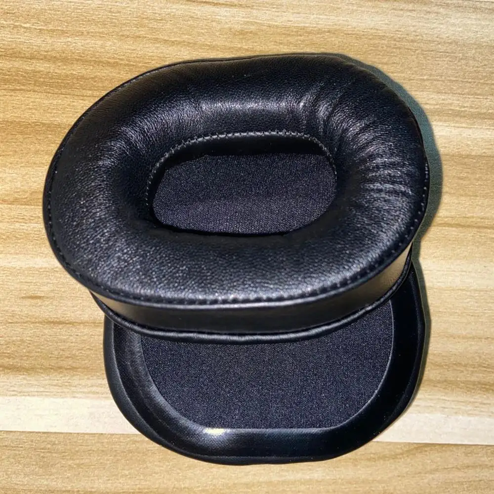Sheepskin Ear Pads Oval 100 X 85MM for Sony FOR Audio Technica ATH M20 M30 M40 M50 M50X M70X MSR7 and More Large Headphone