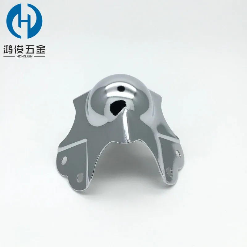 

New Style Pressure Triangular Ball yin xiang Corner Protector Aviation Luggage Angle Spherical Aluminum Case Iron Angle Bead