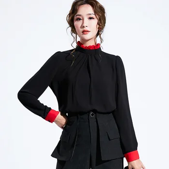 

2020 women2019 summer new Korean women's V-neck coat temperament stitching wild thin snow