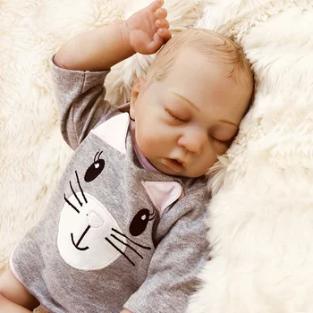 

Boutique Bebe reborn Dolls 20inch 50cm detail painted handmade soft silicone reborn baby doll rebirth infant dolls gift