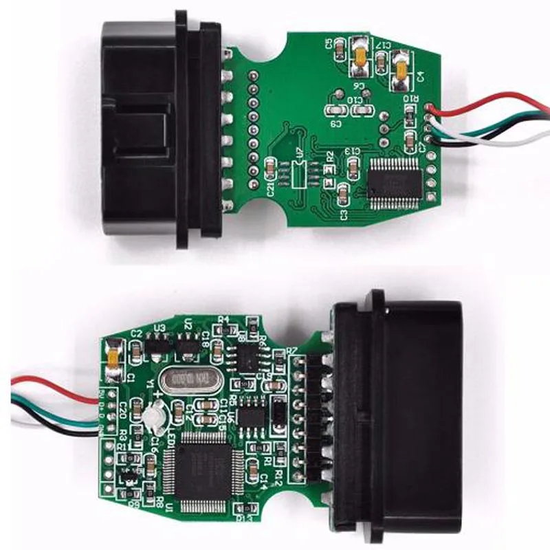 Мин VCI для HDS J2534 OBD OBD2 V2.018.013 MVCI OBDII диагностический кабель сканирования Бег по ISO и