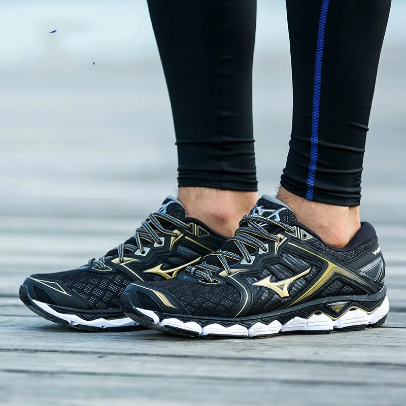 Оригинальный MIZUNO звёздное небо серии подушки спортивная обувь для мужчин