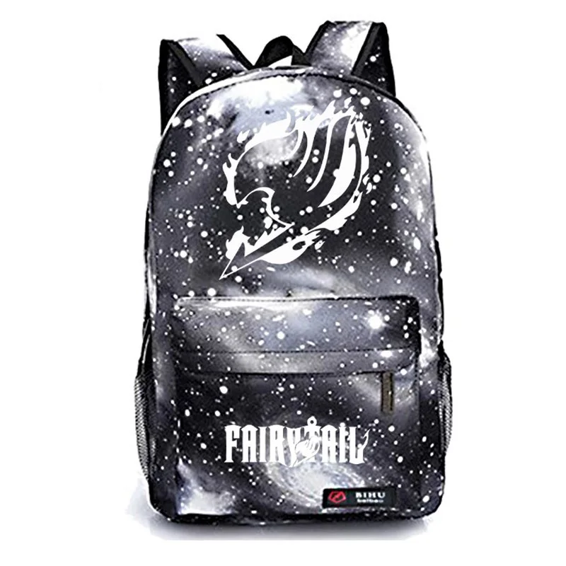 

Fairy Tail Galaxy Schoolbag Fashion Popular Elements Schoolbag Boys Girls School Rucksack