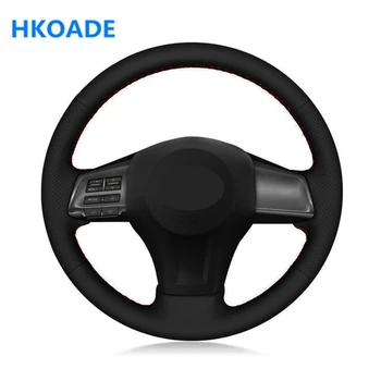 

Black Artificial Leather Car Steering Wheel Cover For Subaru Forester 2013-2016 Legacy Outback 2012-2014 XV 2011-2015