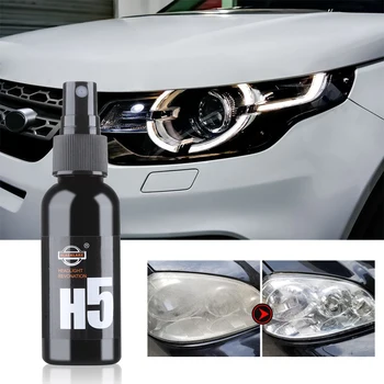 

50ML Car Headlight Maintenance Clean Retreading Agent Spray Polish Repair Fluid Vehicle Paint Protection Automobiles Care Tools