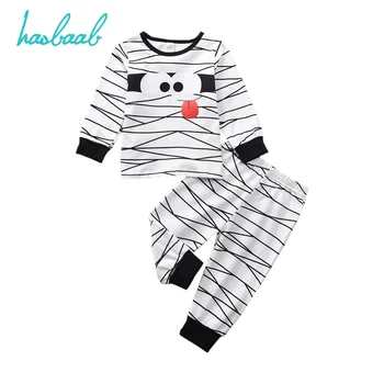 

Clothes Toddler Kids Baby Girl Boy Halloween Tops+Funny Mummy Pants Set Pajamas Outfits пижама