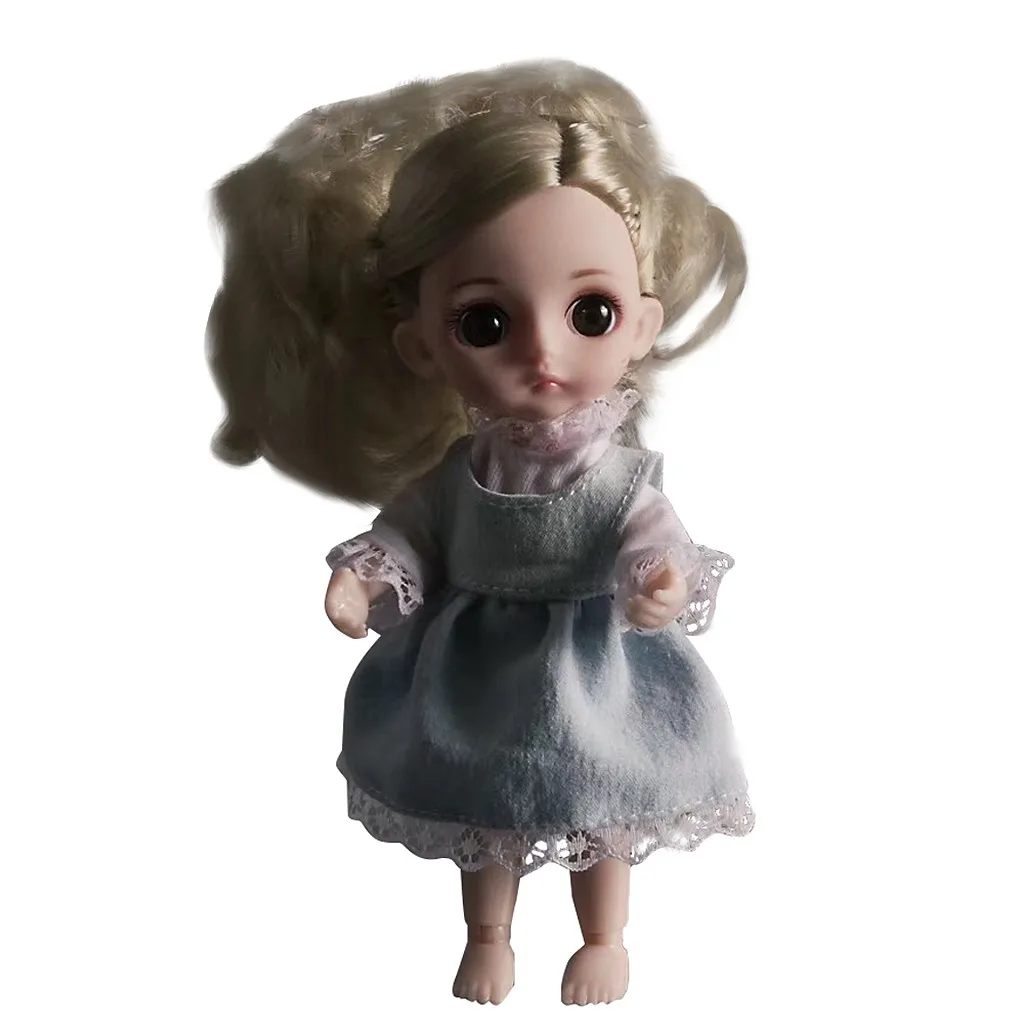 Модная Кукла с подвижными суставами для девочек, 3D кукла, принцесса, обнимающая подарок, мягкое тело, игрушка для девочек на день рождения, куклы, детский подарок для детей#909