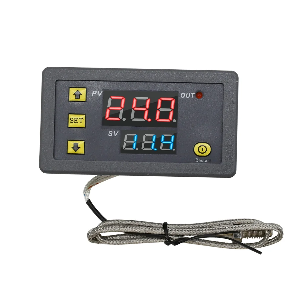 DC 12V High Temperature K-Thermocouple Digital Thermostat Temp Controller Switch 