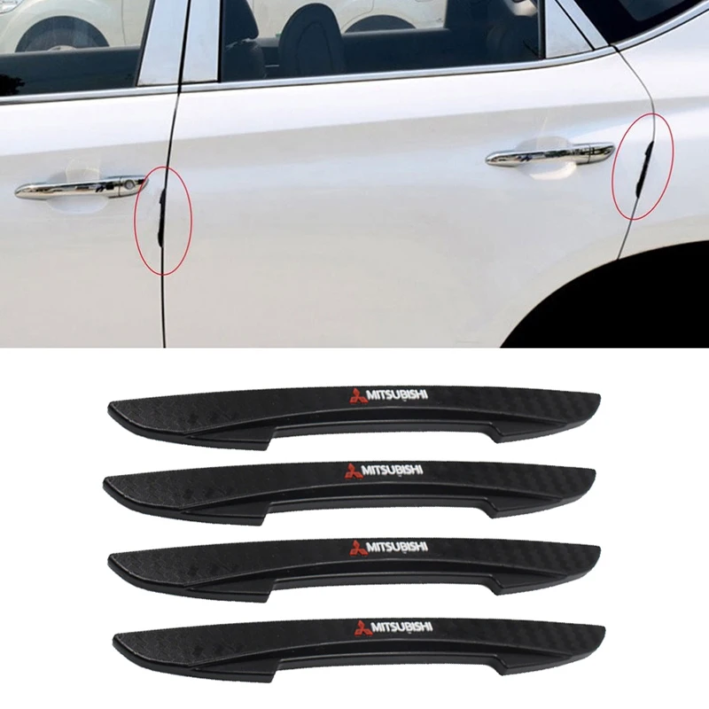 4 шт. наклейки на боковые двери автомобиля Mitsubishi Lancer 9 10 ASX L200 Colt Pajero Outlander Eclipse