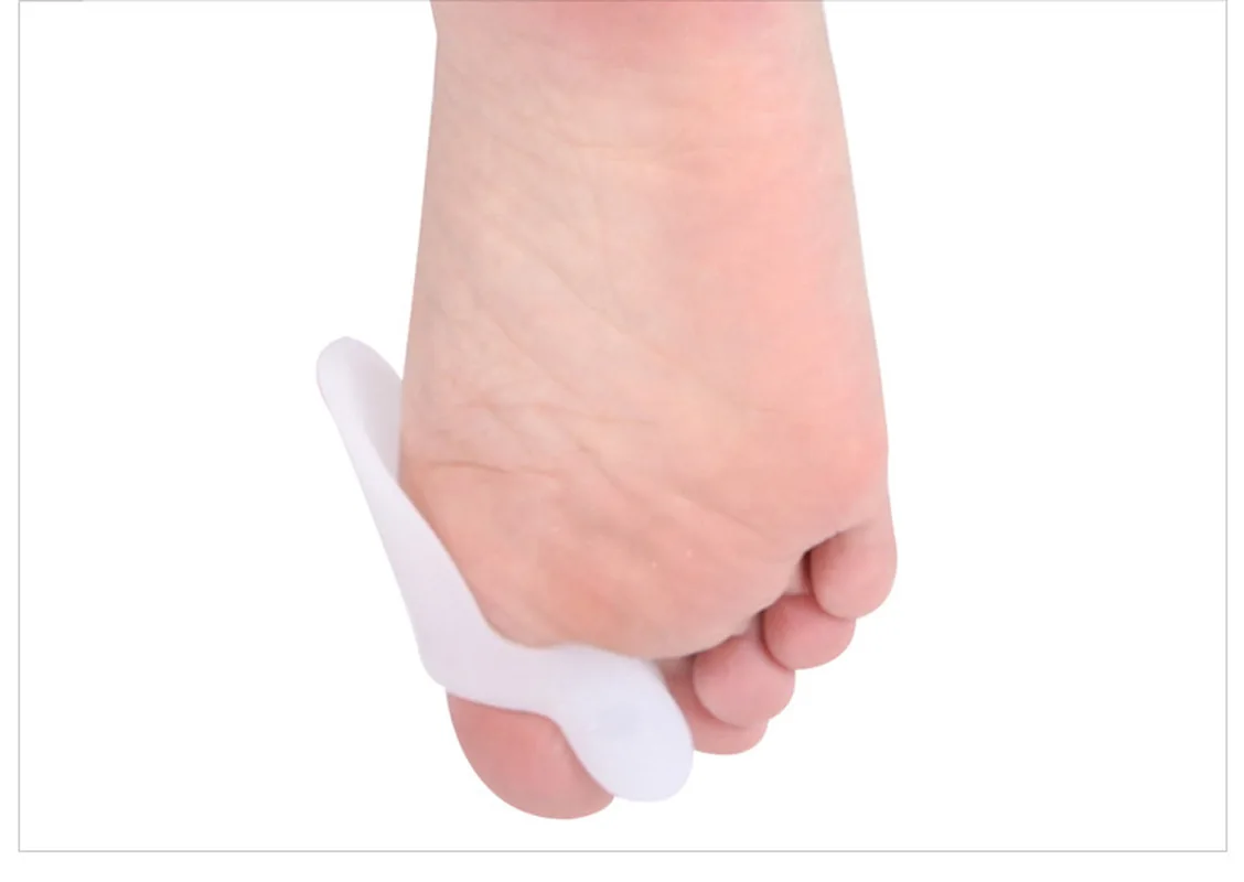 2pcs=1Pair Gel Foot Care Tool Bunion Corrector Bone Big Toe Protector Hallux Valgus Straightener Toe Spreader Pedicure