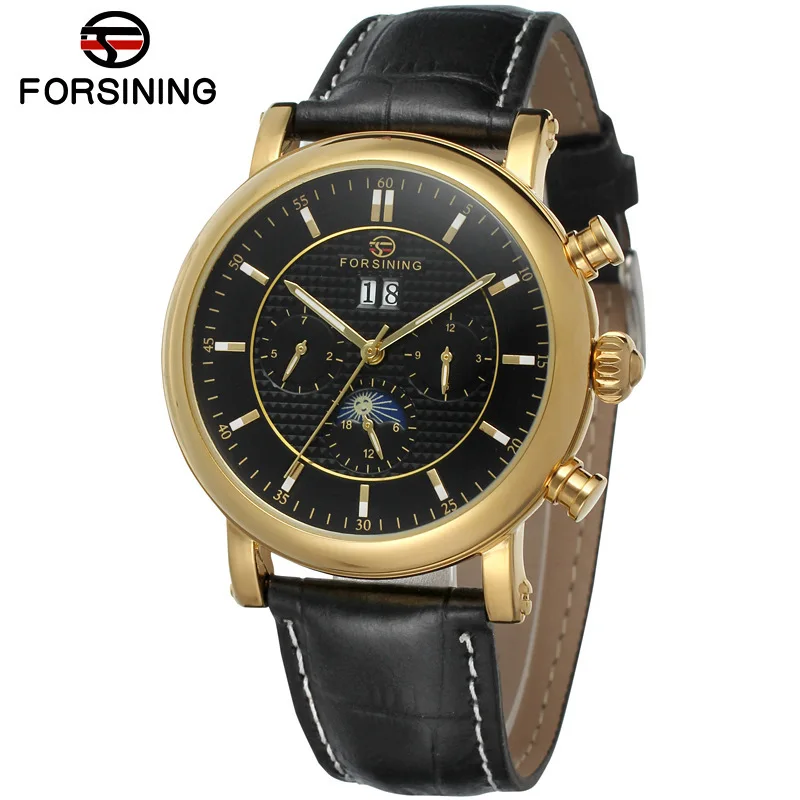 

Forsining Watch Fashion Casual Calendar Tourbillon Fully Automatic Mechanical Wrist Watch