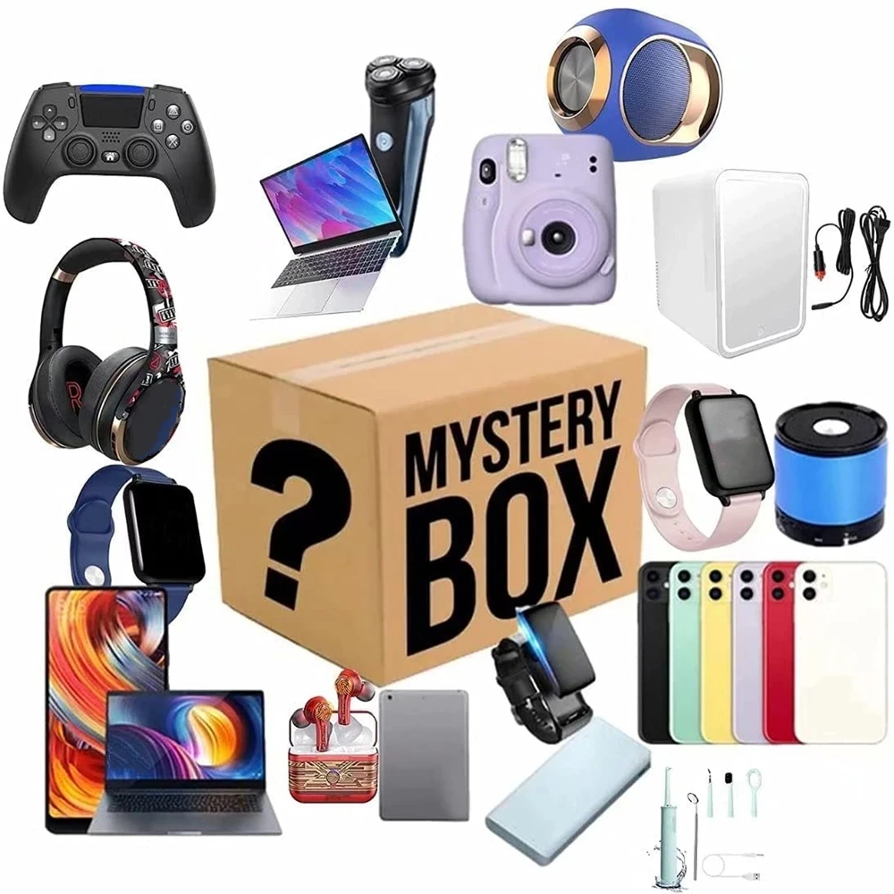 Smart Watches Such As Drones Gamepads Digital Cameras And More Random Mystery Box Electronics Surprise Box Contains Unexpected Gifts Mystery Box