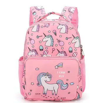 

Lovely New Cartoon Children School Bags For Girls Boys Kids Unicorn Backpacks Kindergarten Schoolbags Pink Purple