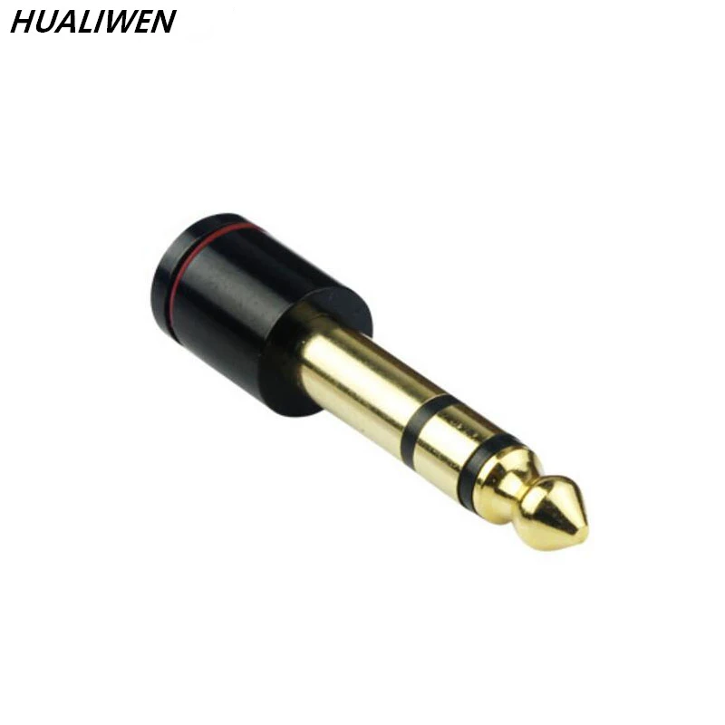 

4PCS Jack 6.5 6.35mm Male Plug To 3.5mm Female Connector Headphone Amplifier Audio Adapter Microphone AUX 6.3 3.5 Mm Converter