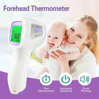 

Household LCD IR Non Contact Digital Infrared Forehead Thermometer Adult Body Temperature термометр уличный градусник для тела