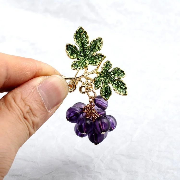 

Korean-style Unique Design-Activity Crystal Beads Makeup Brush Brooch Cool Fashion Brooch Sweater Chain Dual-Use