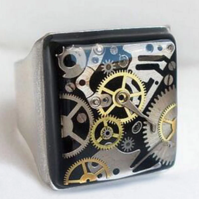 QIAOQIAO diy части кулон творчество в старинном стиле наручные часы Cogs стимпанк ювелирные изделия шестерни Механическая смесь сплава DIY браслет аксессуары