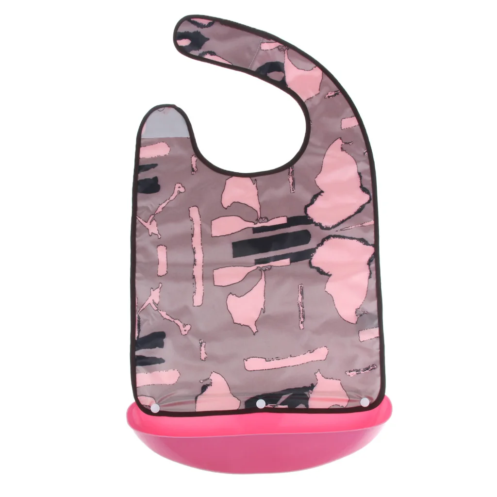 Reusable Washable Adult Bib for Senior Men Women Patients Elderly