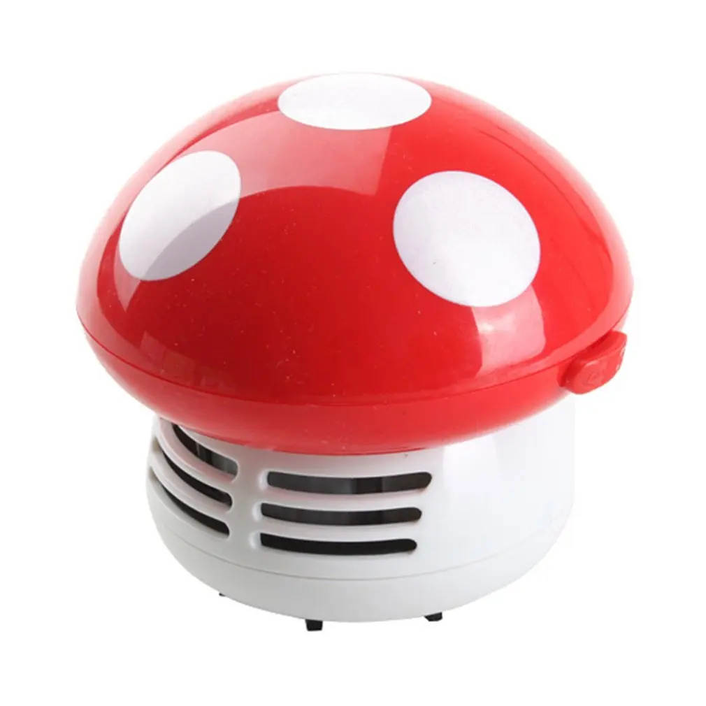 

Portable Mini Mushroom Corner Desk Table Dust Vacuum Cleaner Sweeper Functional Desktop Vacuum Cleaner