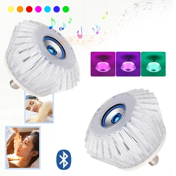 

Led Music Light Wireless Bluetooth Bulb E27 B22 RGB Night Light Bulb For Home Spotlight Music Lamp AC 85-265 V Dimmable Lamp