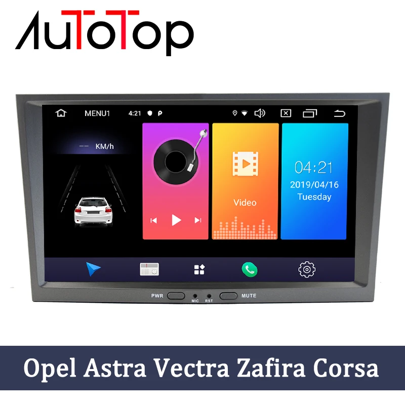 Автомобильный GPS-плеер AUTOTOP плеер 2 Din с 8 дюймовым сенсорным экраном для Opel Astra H J 2004