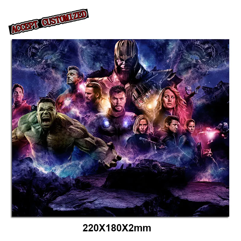 Популярные Marvel Мстители логотип компьютерная коврик для мыши - Цвет: 22x18cm