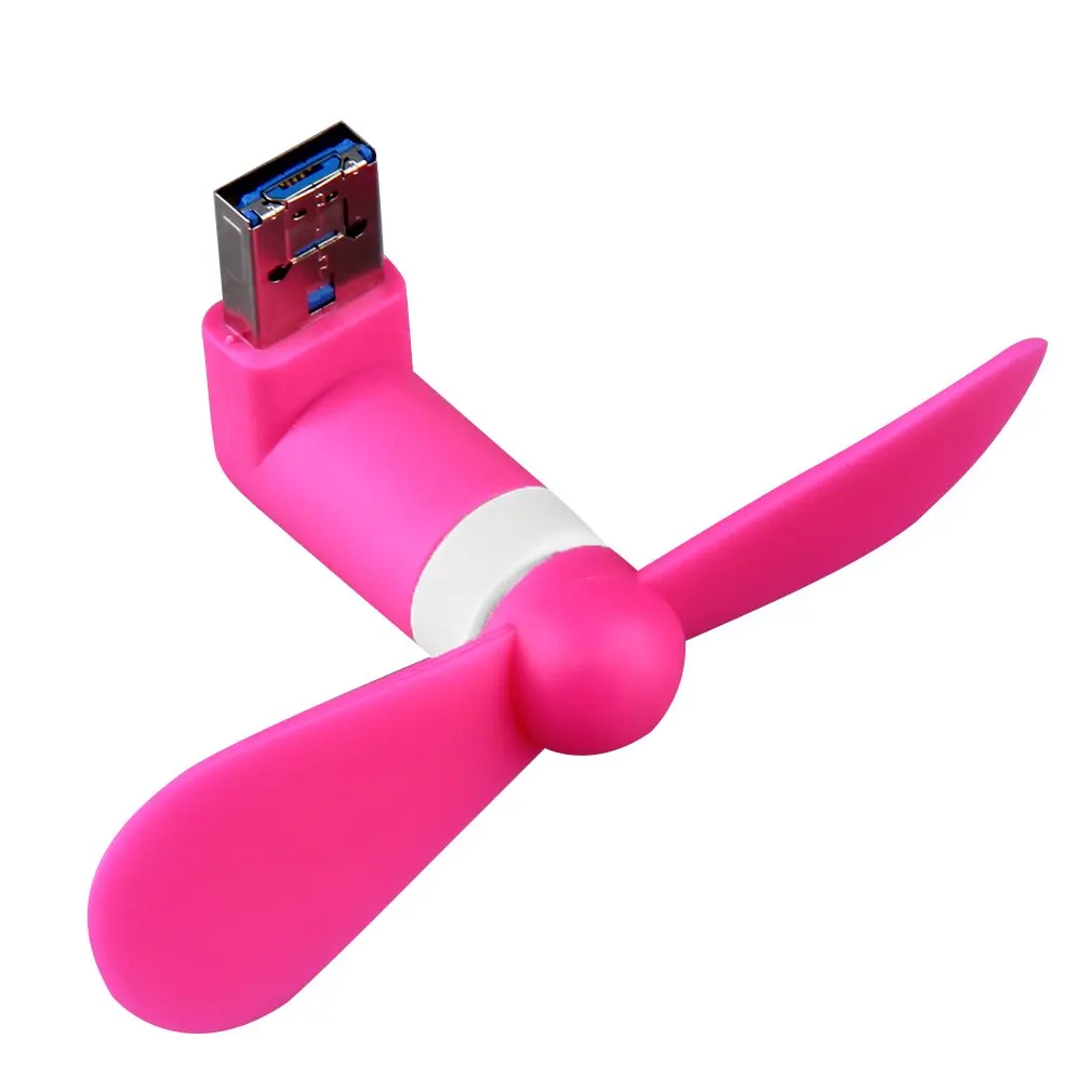 Портативный OTG мини микро USB большой вентилятор охлаждения ветра для телефона