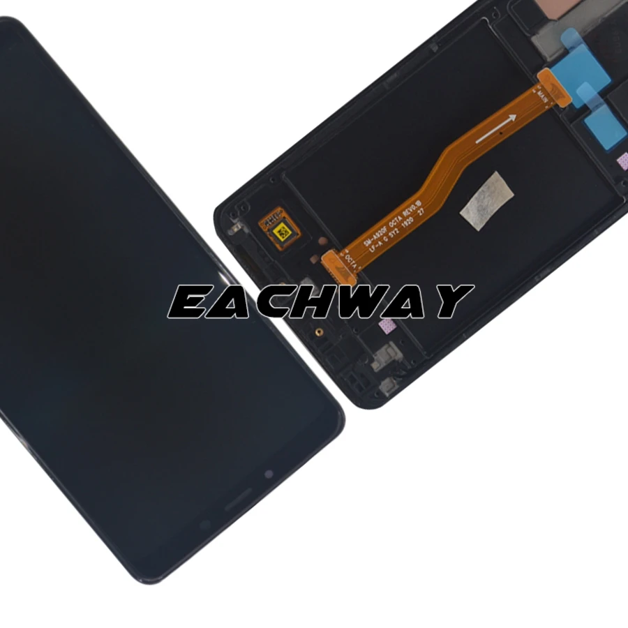 Super AMOLED 6,3 ''для samsung Galaxy A9S lcd A9200 SM-A9200 дисплей кодирующий преобразователь сенсорного экрана в сборе Ремонт для samsung A9200 lcd