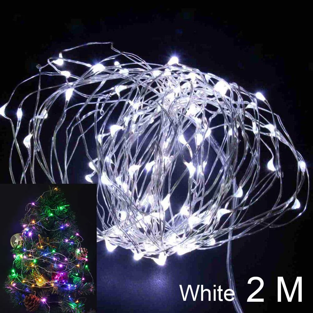 2m mix color Мяч/Фламинго светодиодный гирлянды Батарея гирлянда светодиодный украшения на Рождество для отдыха и вечеринок светодиодный свет декор для приготовления пищи на воздухе дома - Цвет: 2m mix color