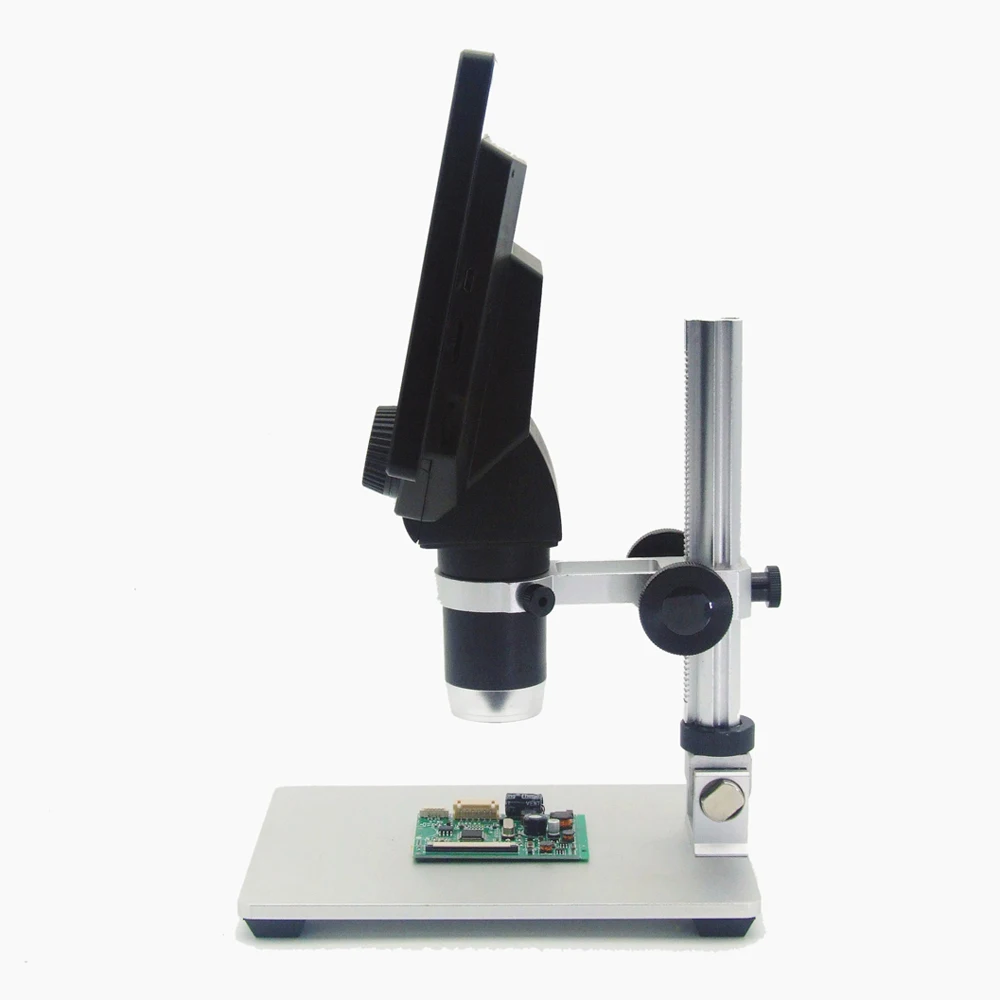 G1200 1-1200X цифровой микроскоп электронный видео микроскоп 7 дюймов Большой Красочный ЖК-дисплей 12MP непрерывное усиление Лупа