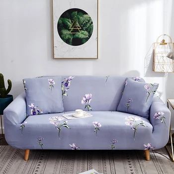 

Fashion Plant Series Sofa Cover Stretch Elastic All-inclusive Furniture Protector Cover Slip-Resistant Slipcover Anti-dust Decor