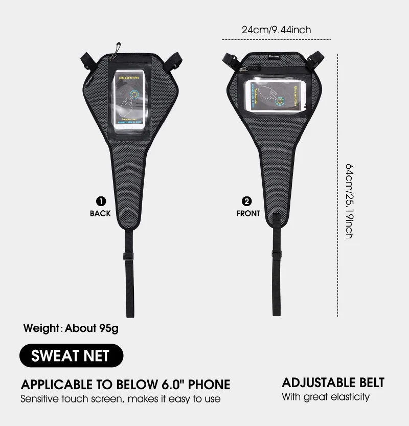 Description Picture 3 of itemWEST BIKING Bicycle Bike Sweatband Indoor MTB Bike Frame Sweat Guard Trainer Sweat Net Frame Protection Bicycle Accessories