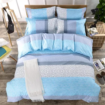 

Thumbedding King Size Bedding Set Stone Pattern Simple Soft Fresh Duvet Cover Queen Full Twin Single Unique Design Bed Set