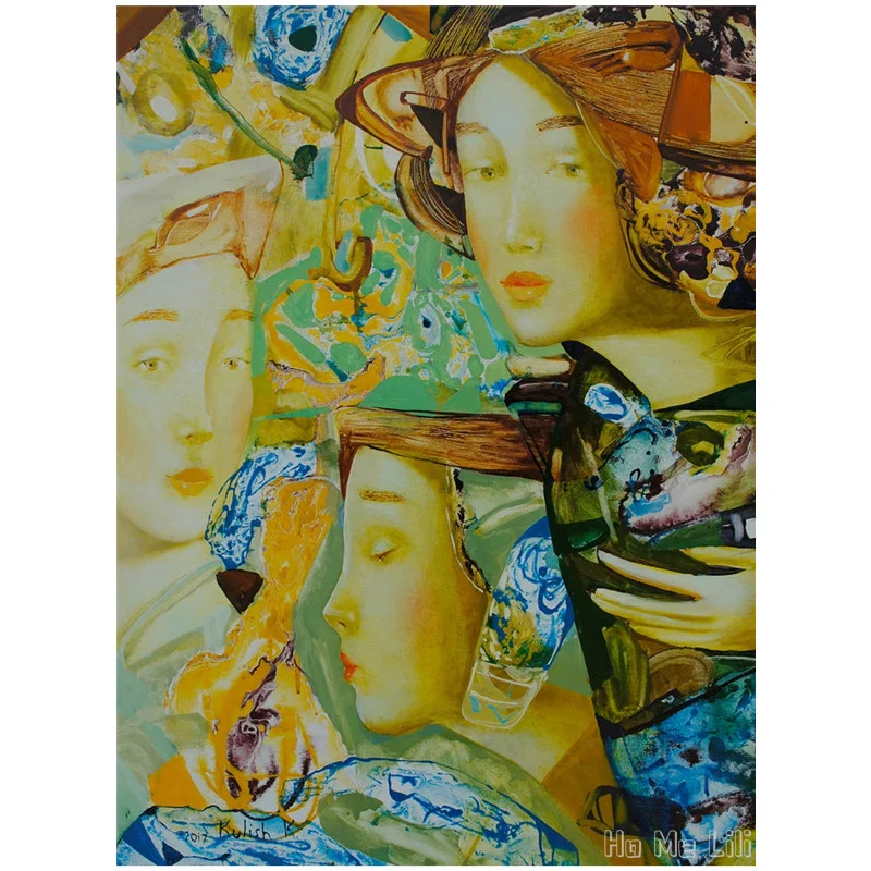 

Оригинальная картина маслом на холсте, абстрактная картина, искусство интерьера для дома