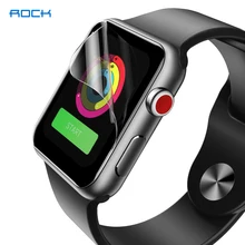 2 pacotes de filme de hidrogel para iwatch 6 5 4 se 40mm 44mm protetor de tela capa completa película protetora clara para apple watch 3 2 1 38mm