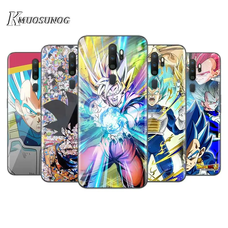 

For OPPO A5 A9 2020 F7 Phone Case Dragon Ball Z Anime Goku Super for OPPO Reno 2 Z 2Z 2F 3 4 Pro 5G Soft TPU Phone Cover