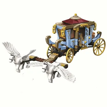 

430pcs Beauxbatons Carriage Arrival At Hogwar Harryed Potter Building Blocks Model Bricks Compatible 75958 11347 Toys for Kids