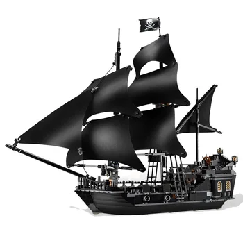 

New Collector's Edition Toy Pirates of The Caribbean The Black Pearl Ship Compatible Lepining Pirates 4184 Building Blocks Gift
