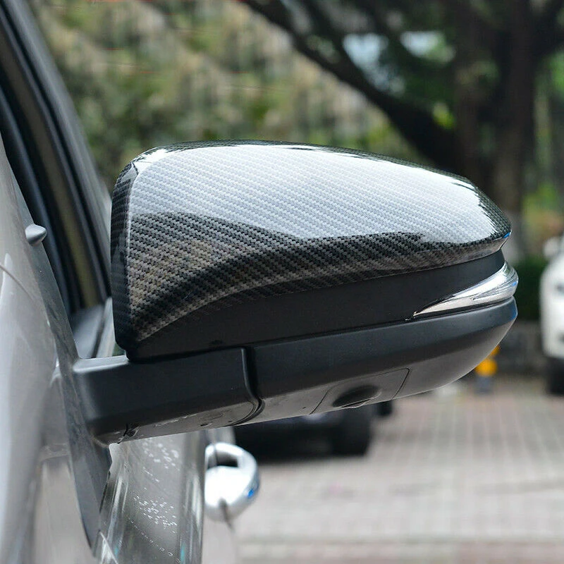 2 шт. Карбон волокно АБС боковая крышка зеркала заднего вида Накладка для Toyota 4runner