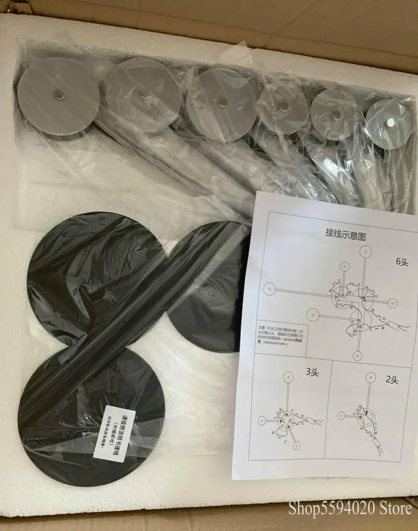 Геометрическая светодиодная настенная лампа в скандинавском стиле дизайнерский