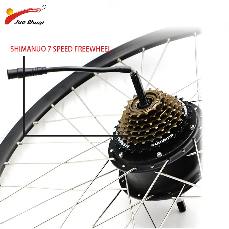 Flash Deal 36V 48V 250W 350W 500W Electric Bike Rear Motor Wheel Electric Bicycle Brushless Hub Motor 26" 700C 28inch Wheel Free Shipping 1
