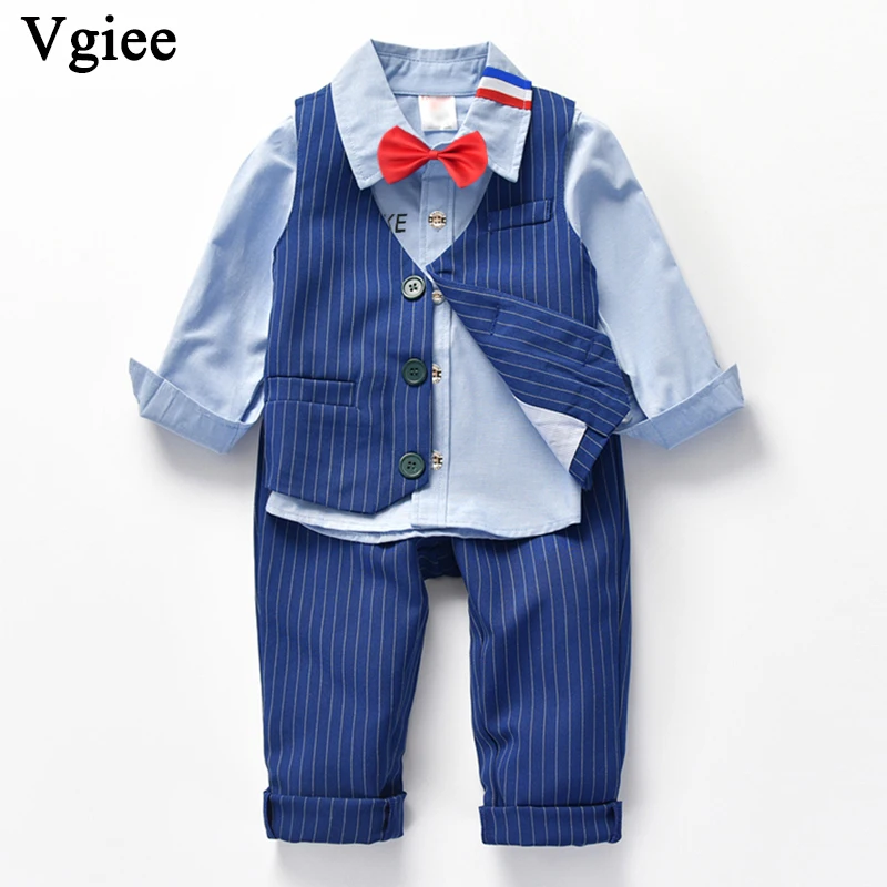 

Vgiee Kids Clothes Boys for Party Birthday Wedding Boy Set Casual Cotton Long Sleeve Fall Winter A Little Boys Clothing CC699