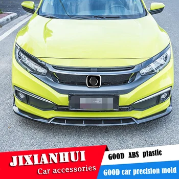 

For Honda Civic Body kit spoiler 2019-2020 For Civic SC K ABS Rear lip rear spoiler front Bumper Diffuser Bumpers Protector