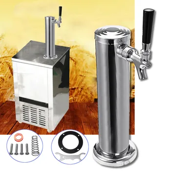 

Stainless Steel Juice B eer Draft Single Dispenser Faucet Tap Drink Tower Bar