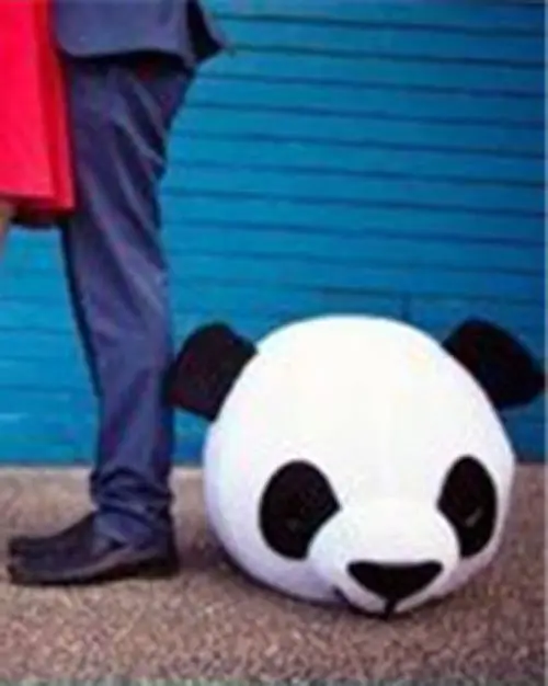 Реклама панды и мишки тедди головы талисман костюм костюмы косплей игра платье наряды одежда карнавал Рождество Пасха - Цвет: Panda head