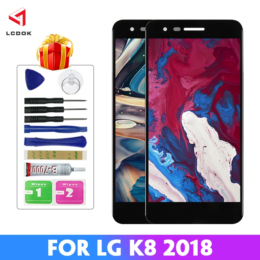 100% протестированный ЖК-дисплей для LG Aristo 2 K8 2018 K9 SP200 MX210 кодирующий