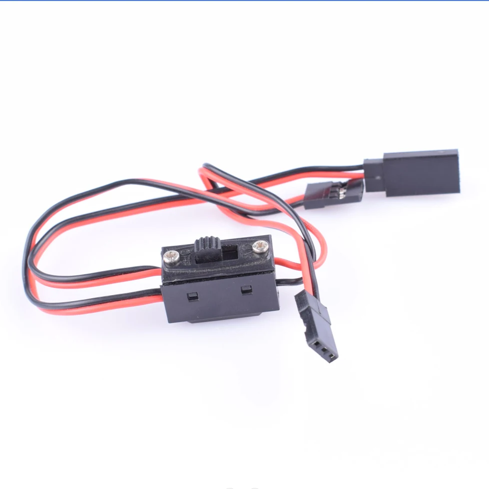 RC Switch With LED Connectors for JR Futaba Battery Motor ESC Planes Cars B FJ RC Switch With LED Connectors for JR Futaba Battery Motor ESC Planes Cars B FJ
