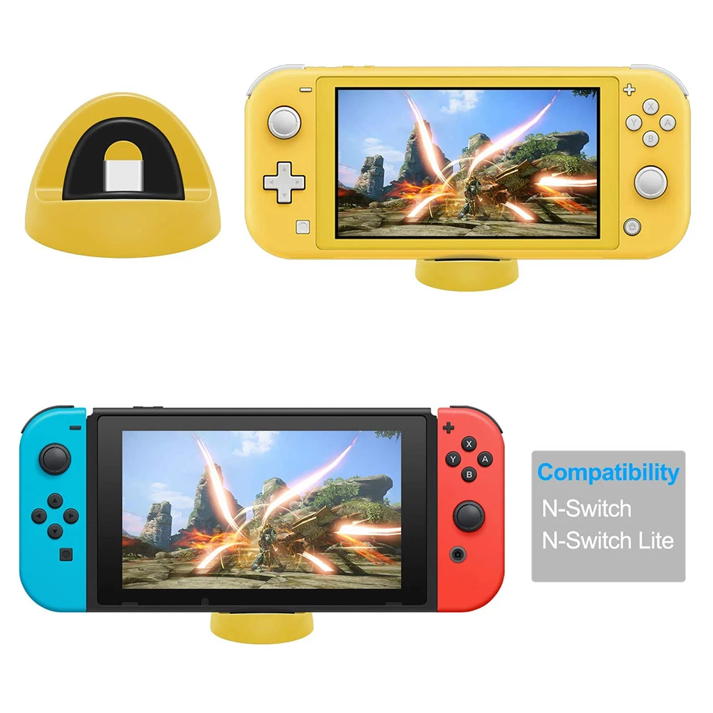 

Charging Base for Nintendo Switch Lite Game Console and Nintendo Switch Portable Charging Dock with Type C Port