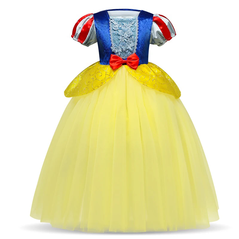 cosplay dress Платья принцессы для девочек; Детский карнавальный костюм Белль; детское платье Рапунцель, Авроры, Золушки, Спящей красавицы; платье на Рождество, Хэллоуин - Цвет: cosplay dress
